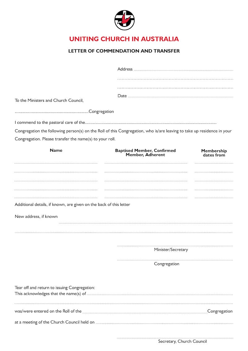 Letter of Commendation and Transfer | Wayzgoose